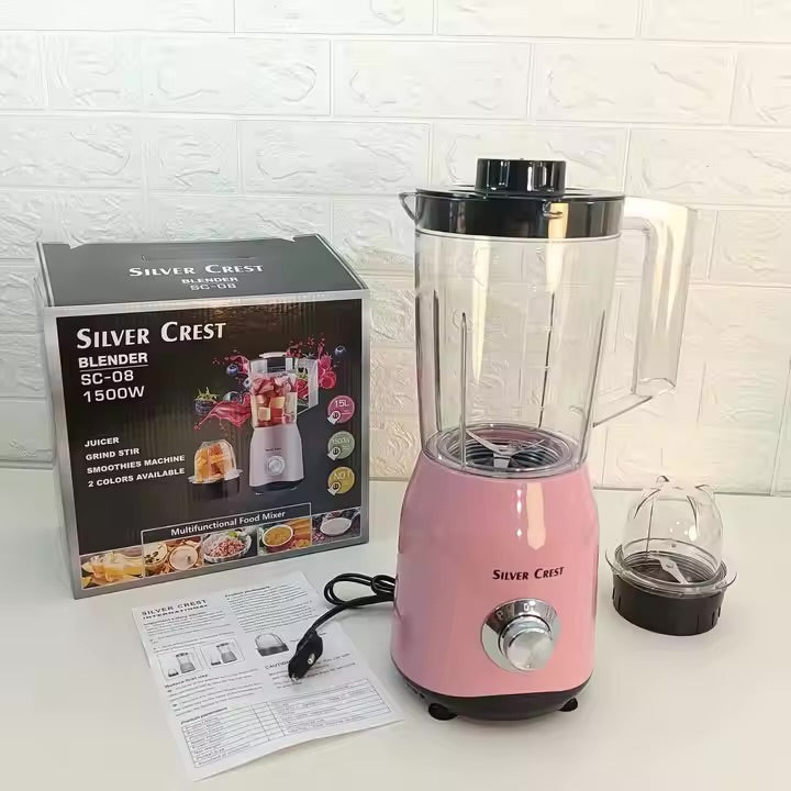 Silver crest 2 in 1 Blender high Quality unbreakable jug