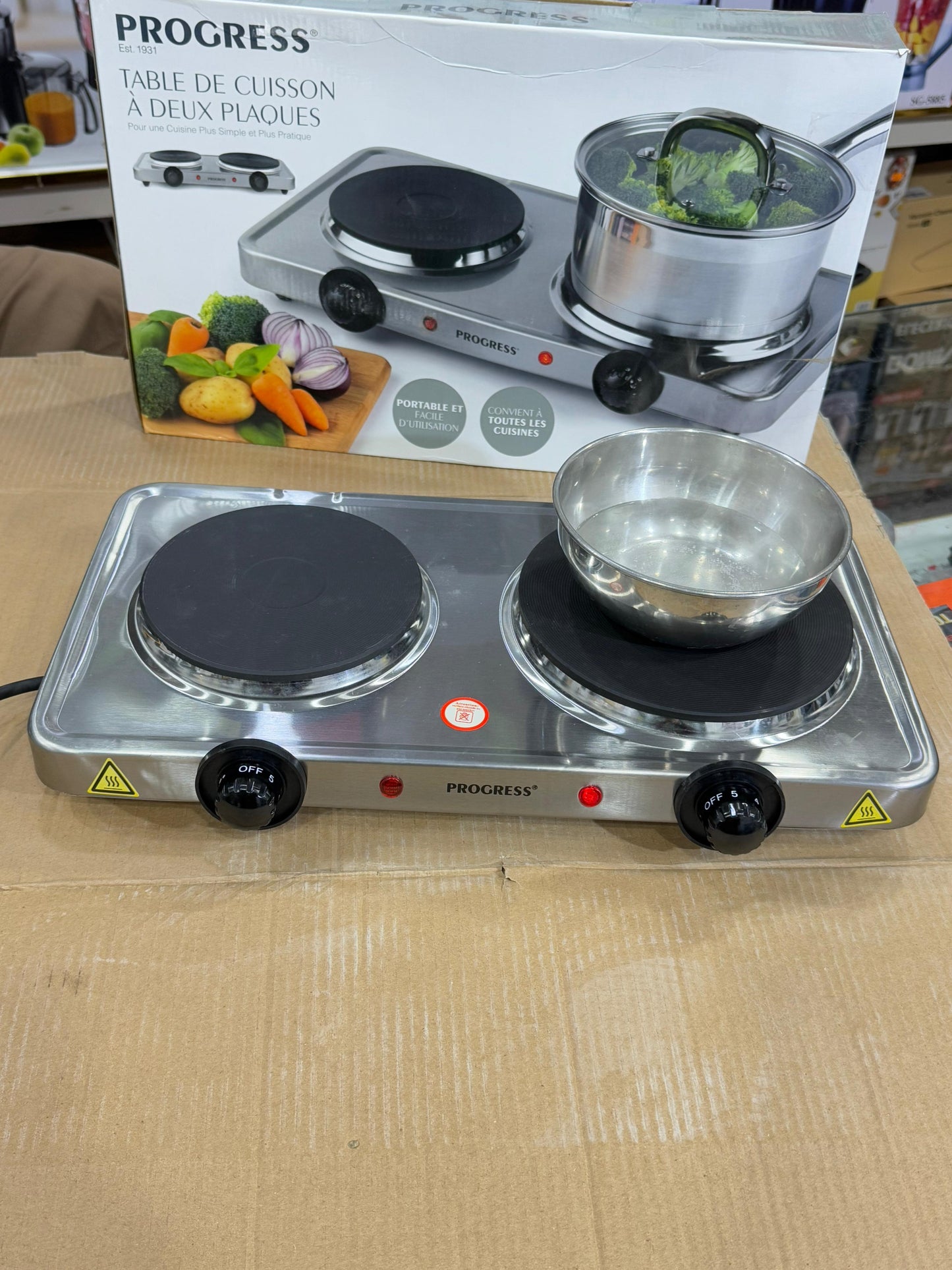 UK lott imported progress Electric Hot Plate 2500 watt only
