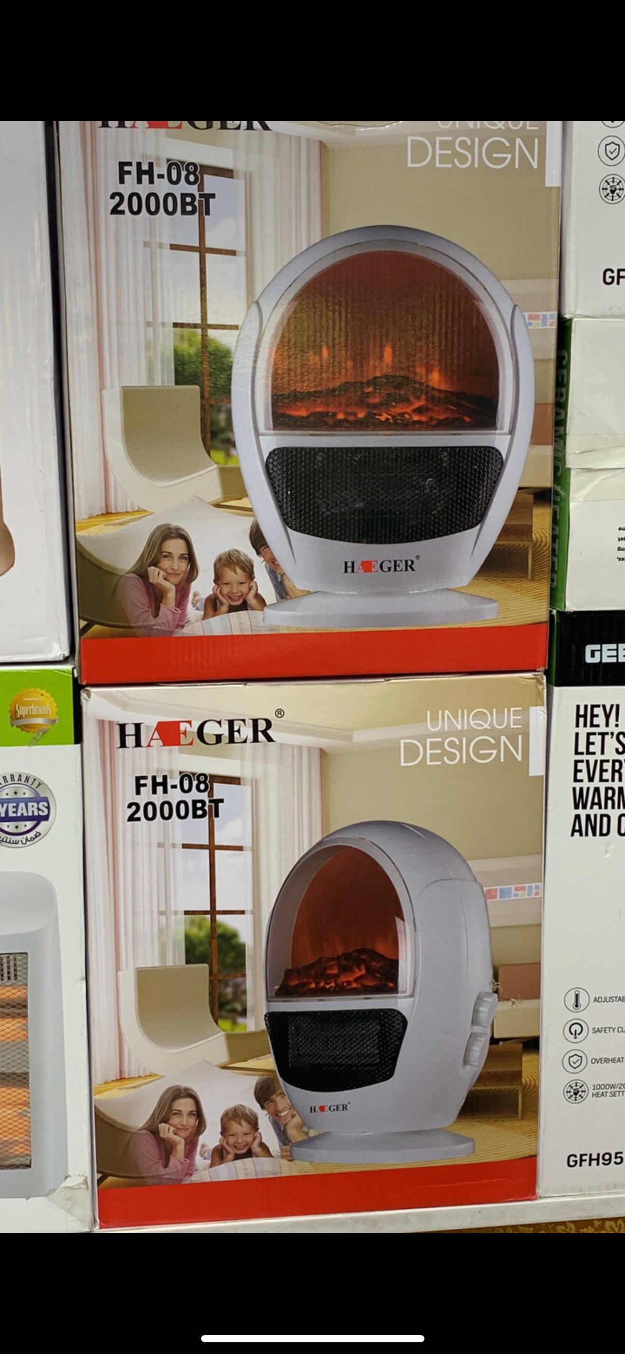 Orginal Russian Brand ceramic Heater high quality. Flame Design