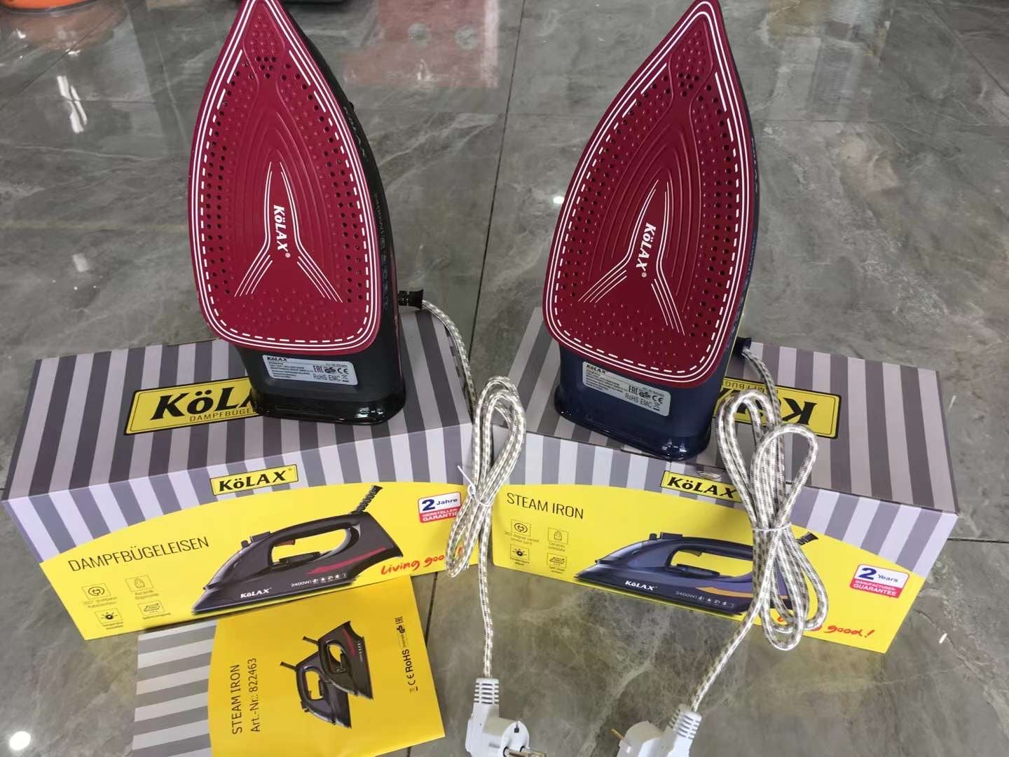 Orginal KOLAX STEAM iron . Germany Brand high quality 2400 Watt . With 2 year warranty