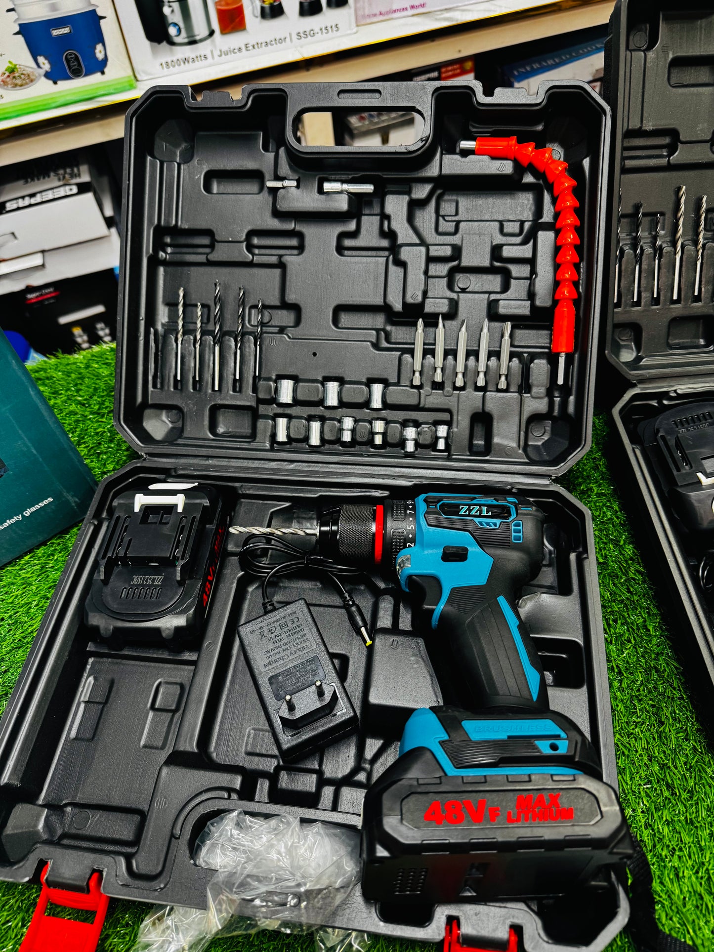 Lott imported ZZL 48 V drill machine tools box . Brushless model