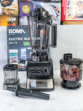 BOMA GERMAN LOTT IMPORTED 3 in 1 JUICER BLENDER CHOPPER HIGH QUALITY STEAL BODY
