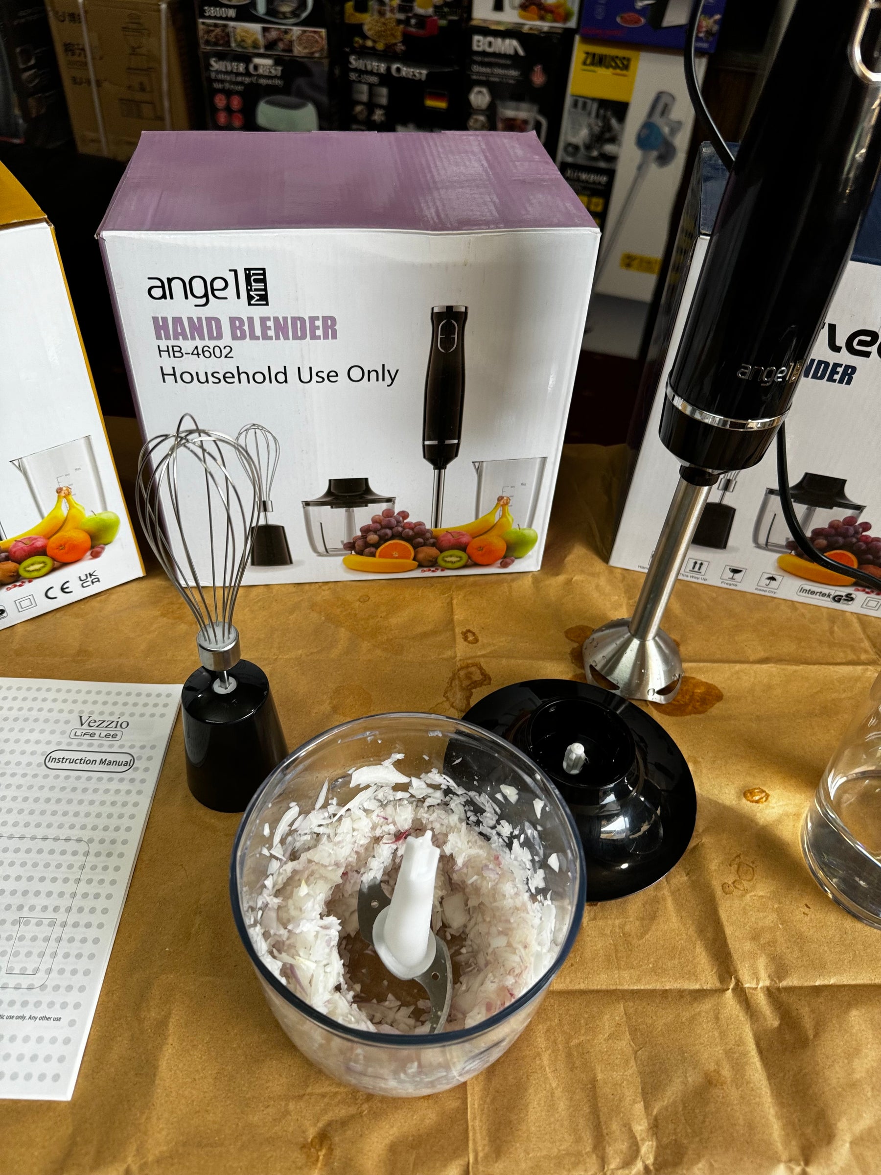 Amazon Lott imported High Quality 4 in 1 Hand Blender Set .