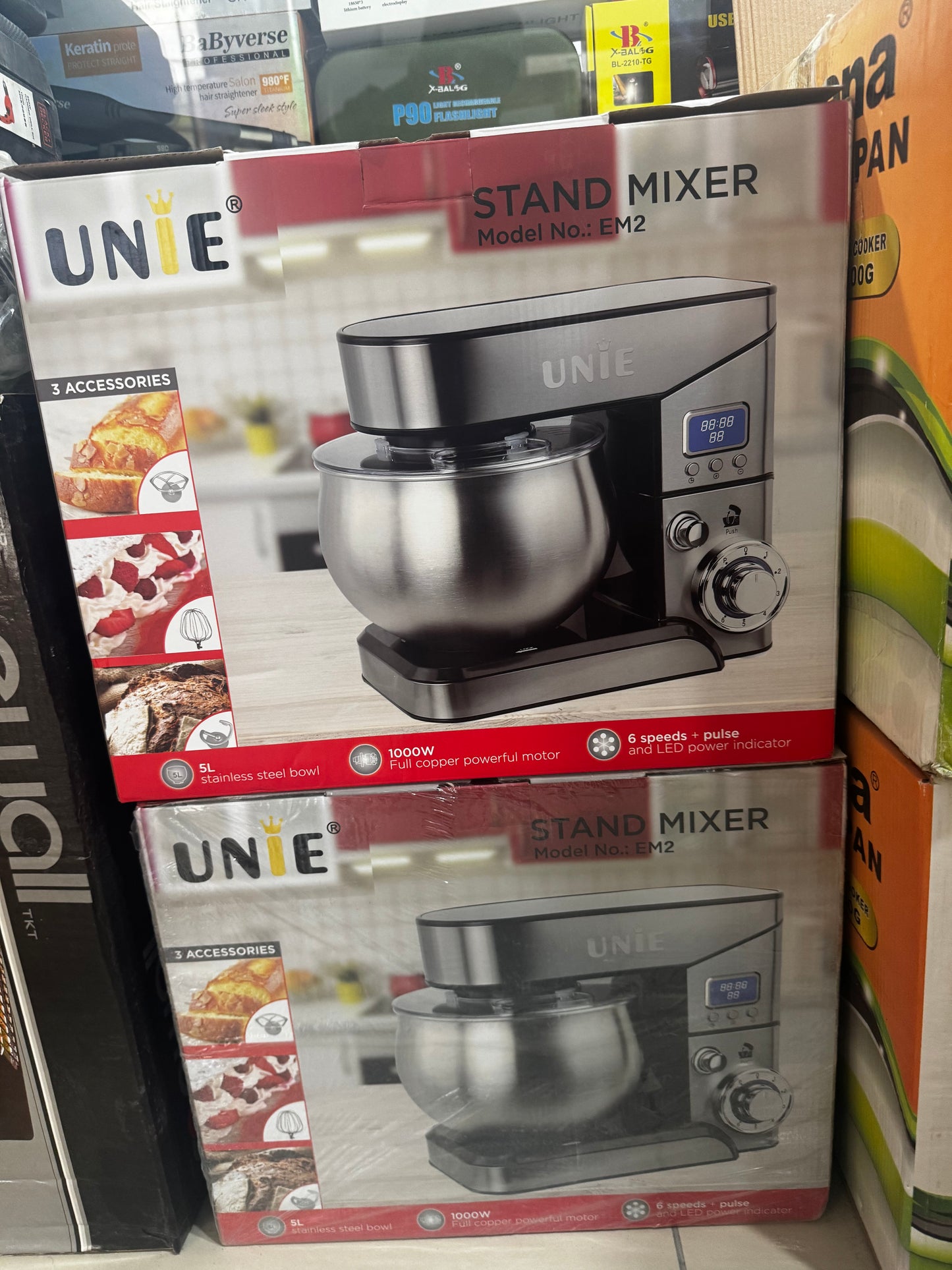 Unie Vitname Lott imported Stand mixer . 5Liter stainless steal. Dough mixer