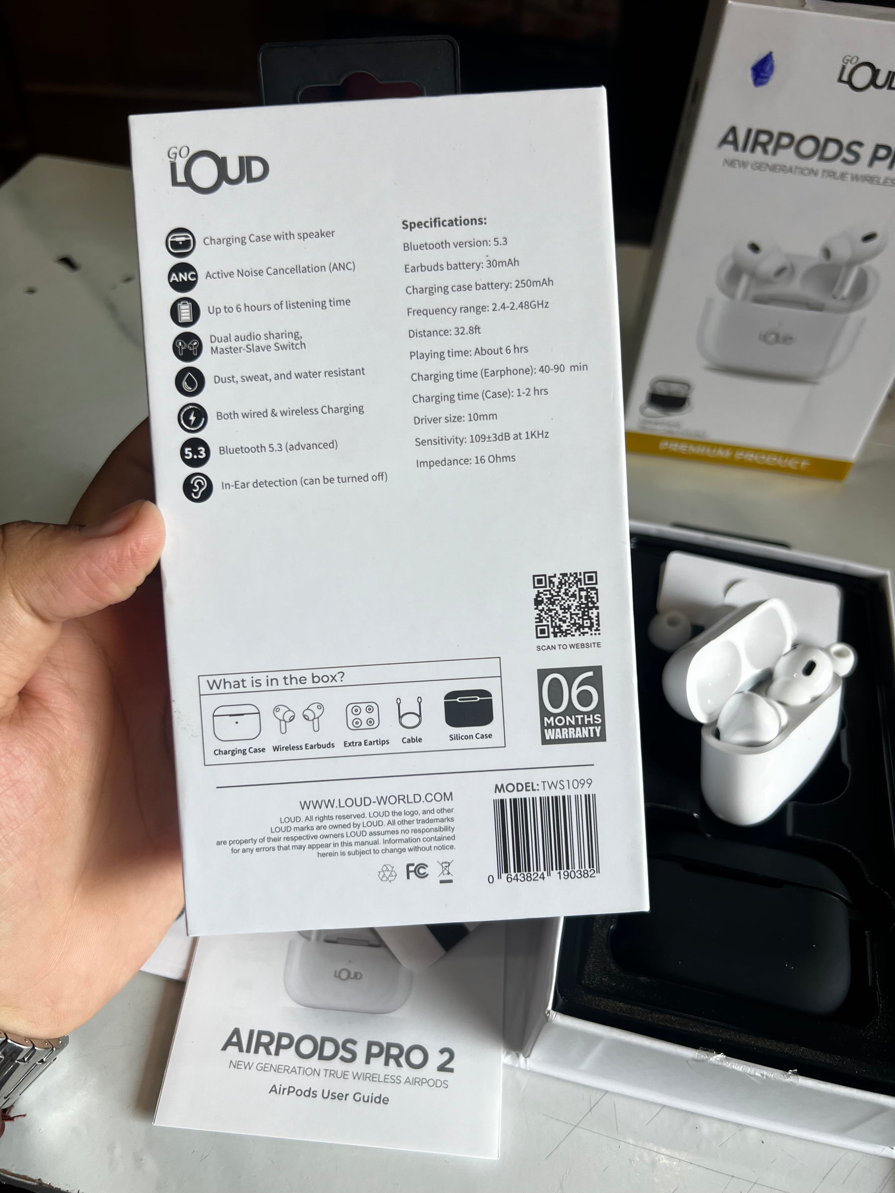 Go Loud Lott imported High Quality AirPods Pro 2 .