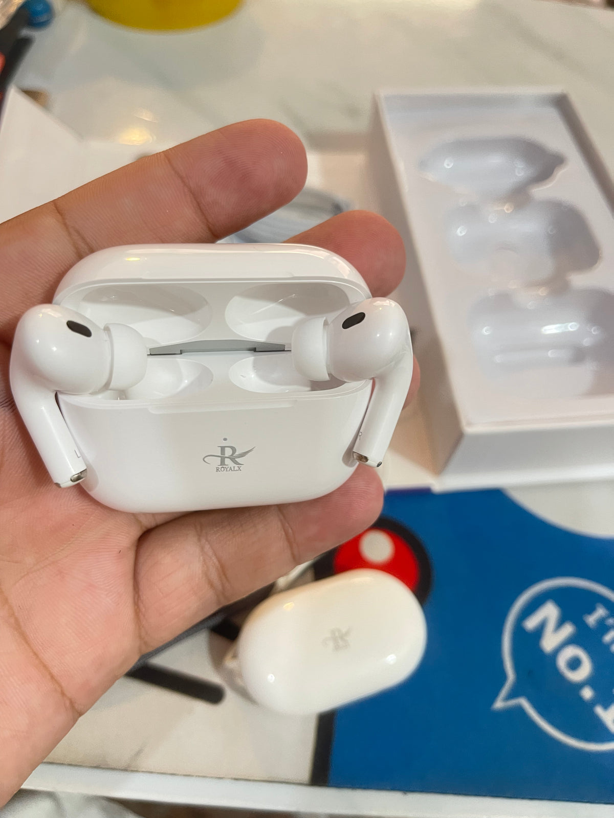 Orginal ROYAL X . AirPods Pro 2 model . Rbt 100 . Very high quality with 1 Years warranty