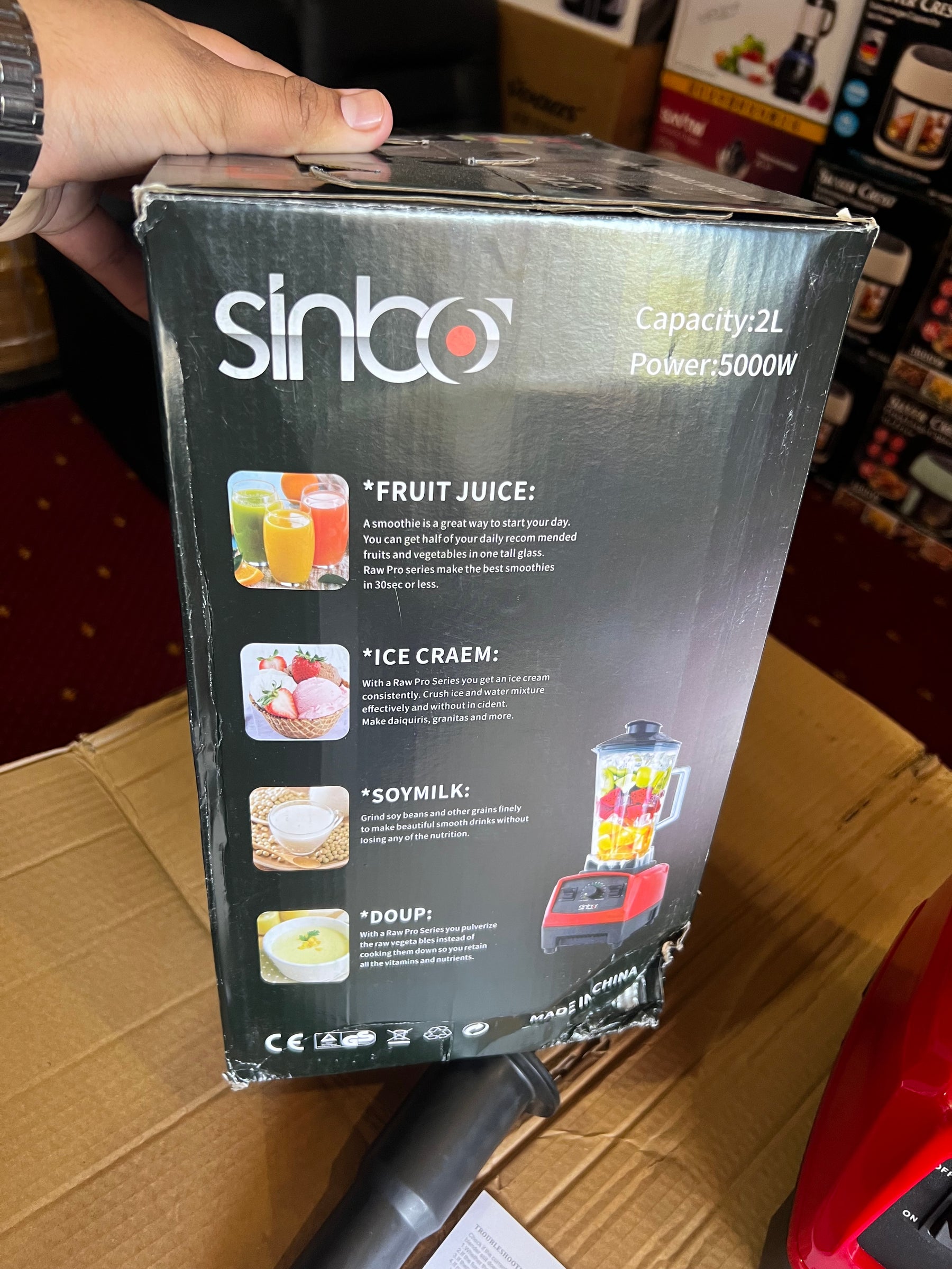 Sinbo Lott import High Quality 2 in 1 Blender