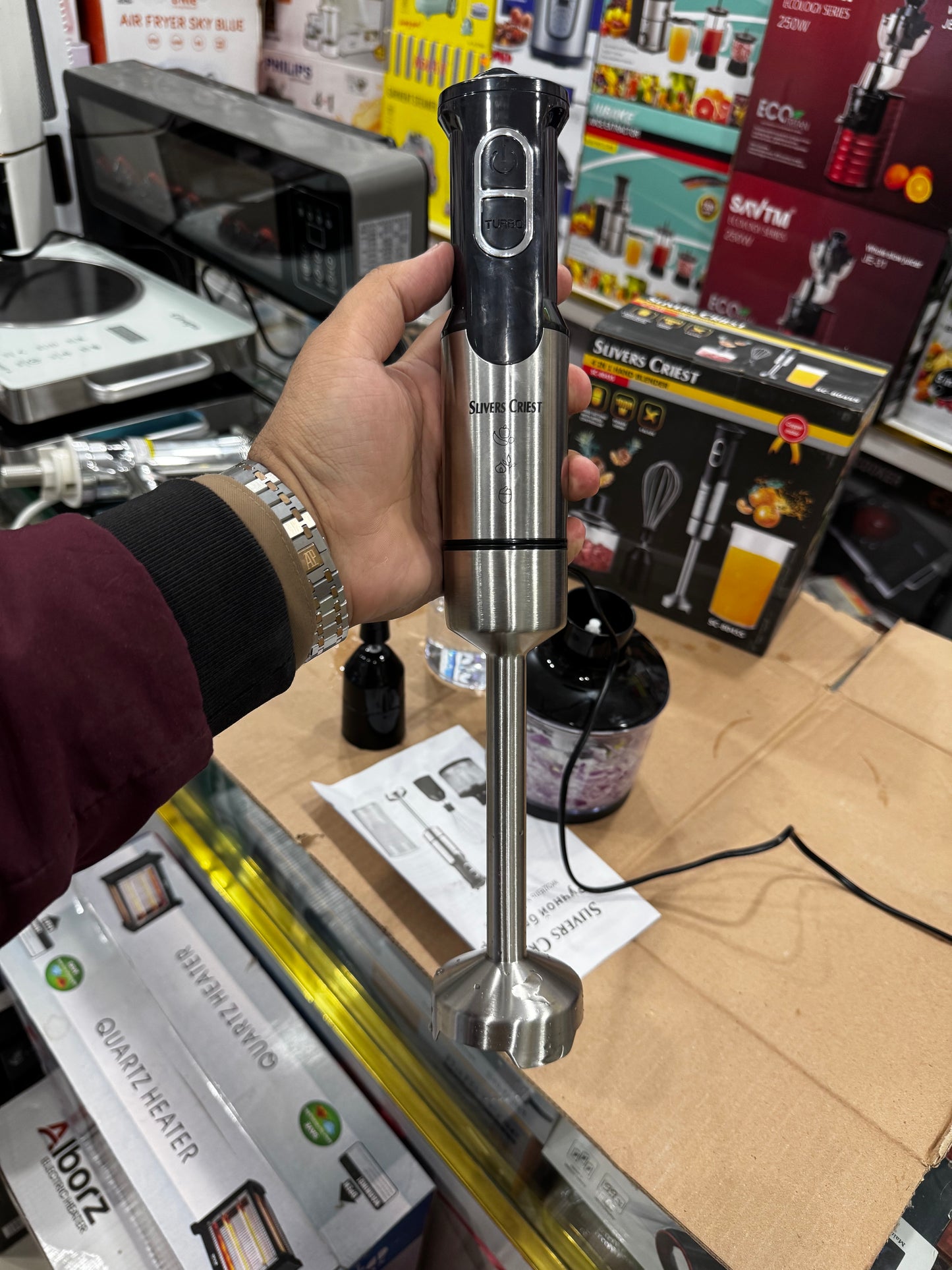 Sliver crest German Lott imported 4 in 1 hand blender set . High Quality 1000 Watt