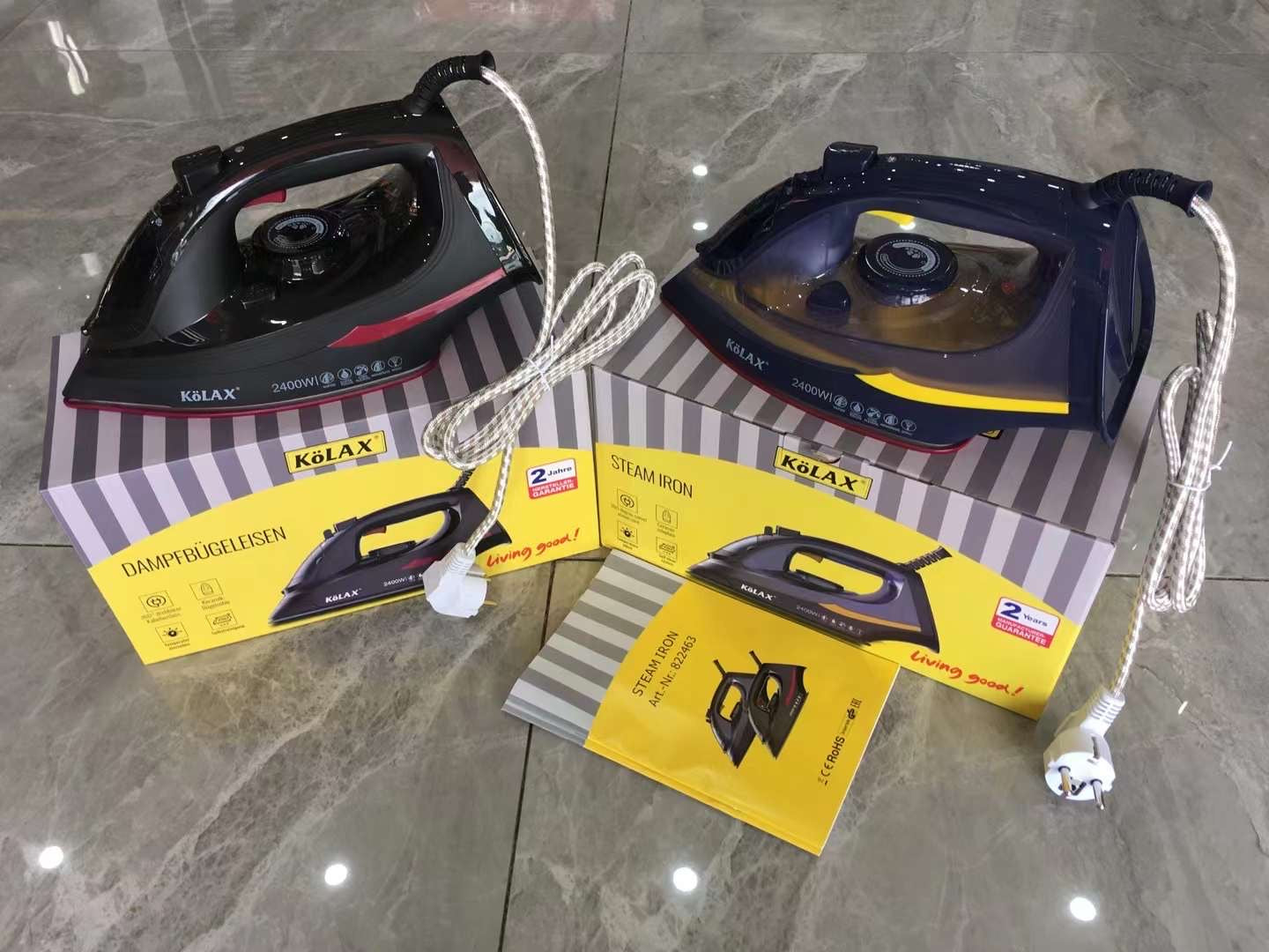 Orginal KOLAX STEAM iron . Germany Brand high quality 2400 Watt . With 2 year warranty