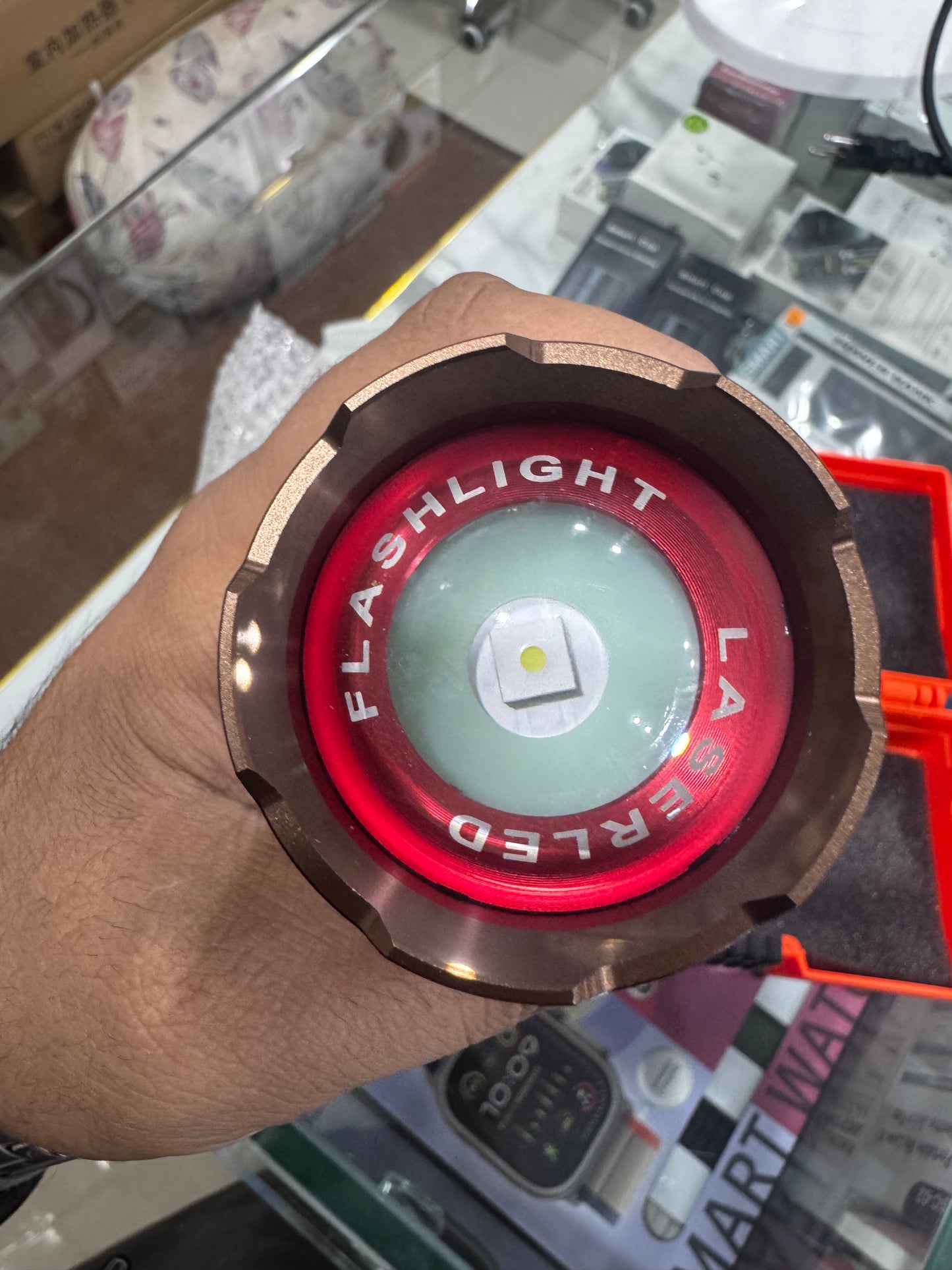 Coba usb charging light . Torch 1 km light range high Quality TG