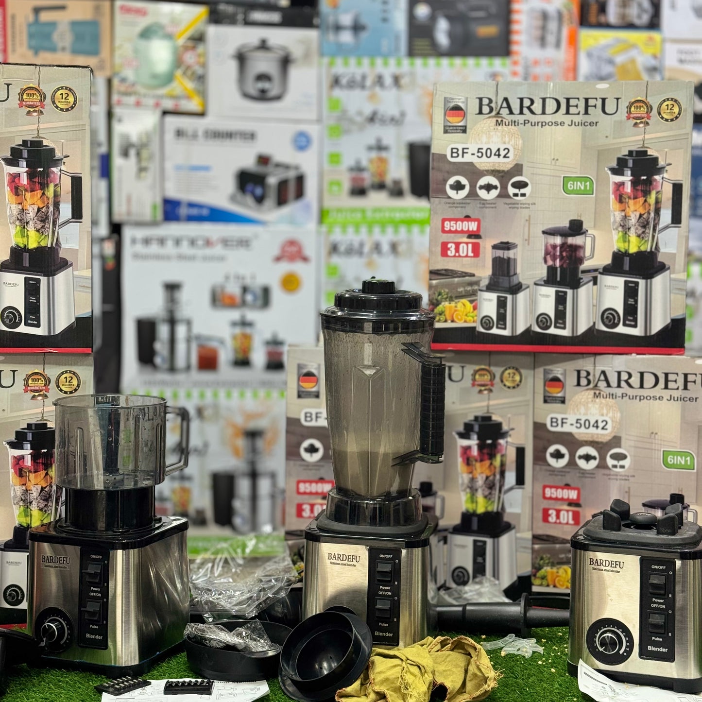 Bardefu 6 in 1 juicer Blender chopper Grinder High Quality