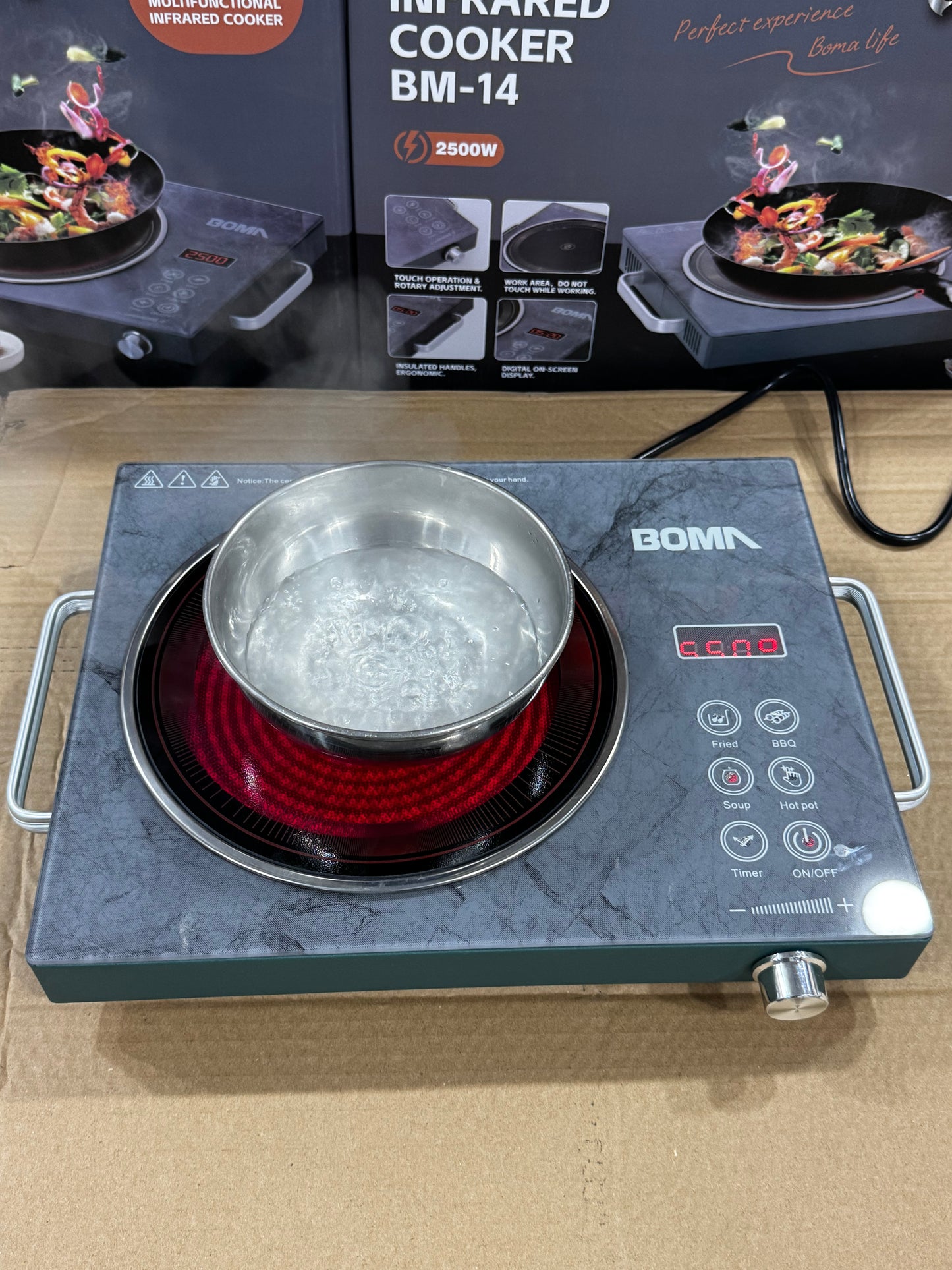 Boma German Brand . Electric stove infrared cooker . Hot plate 2500 Watt