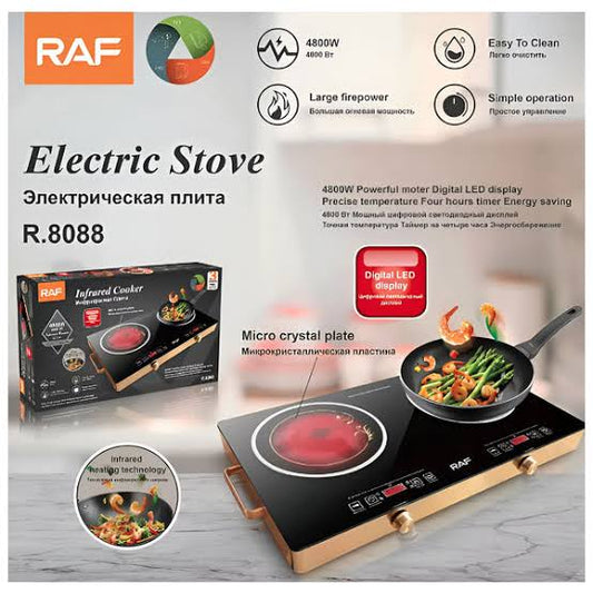 RAF Double Electric stove Hot plate . 3500 watt each infrared cooker