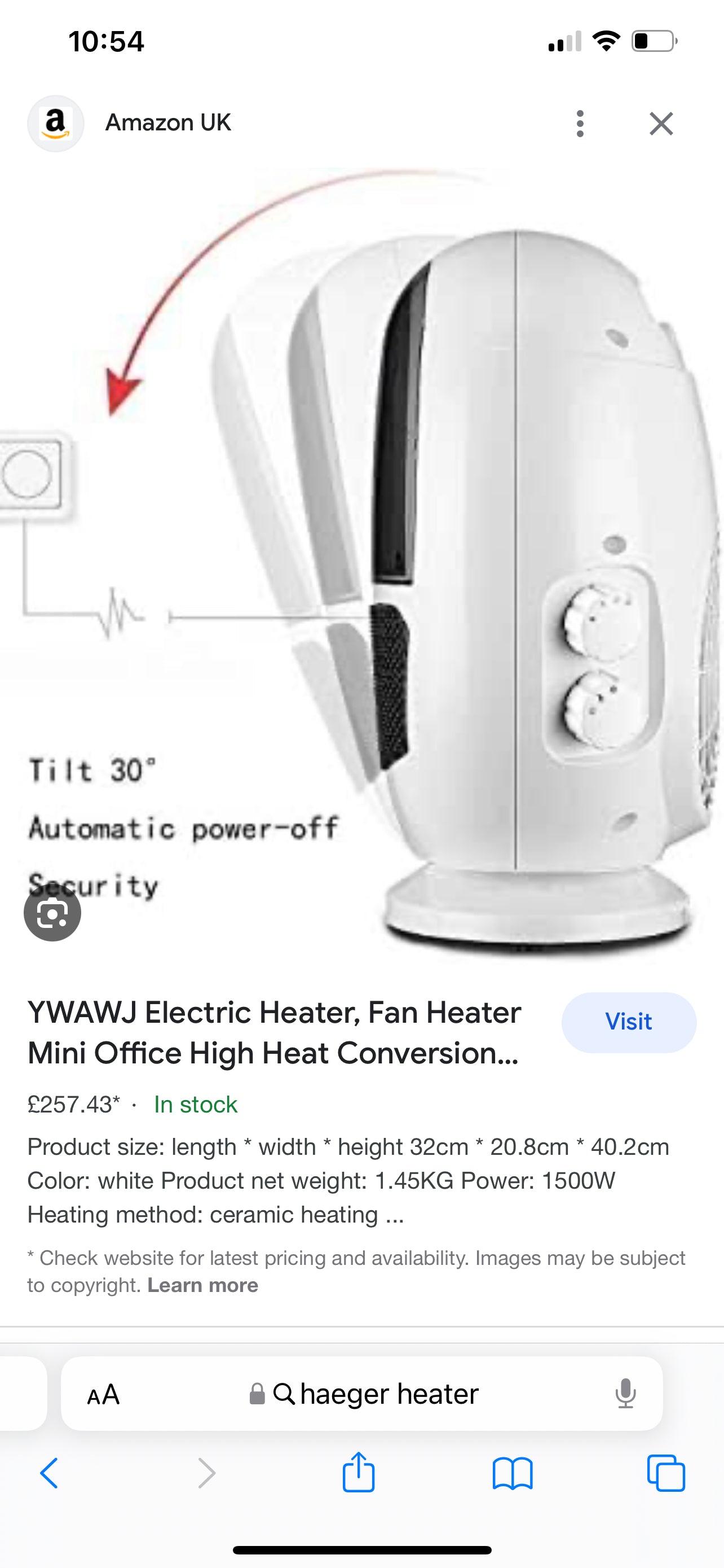 Orginal Russian Brand ceramic Heater high quality. Flame Design