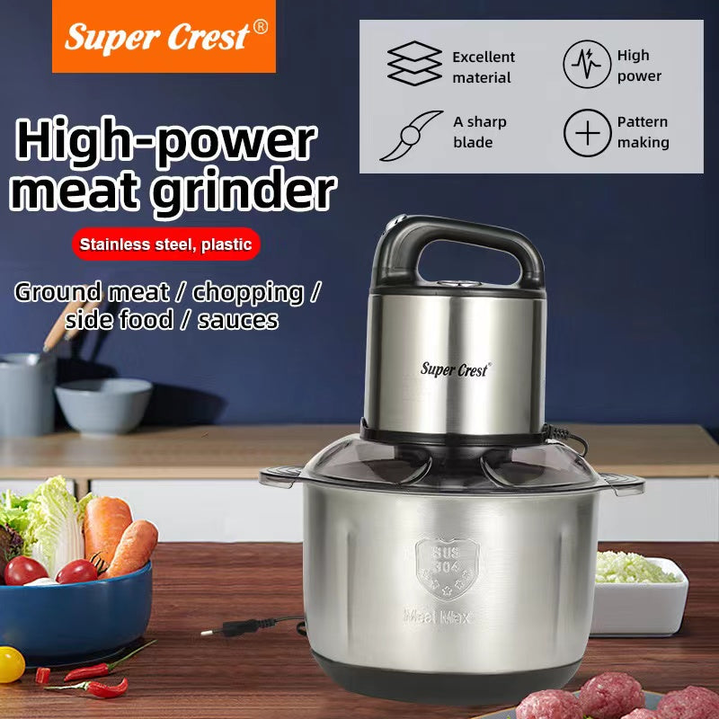 German Lott imported SUPER CREST 5 Liter High Quality meat Food chopper . 6 Blade with 6 extra blade