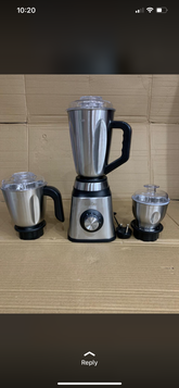 Original Silver Crest Full Steel Body 3 in 1 Electric Juicer, Chopper and Grinder Machine Heavy Duty | Germany Lot