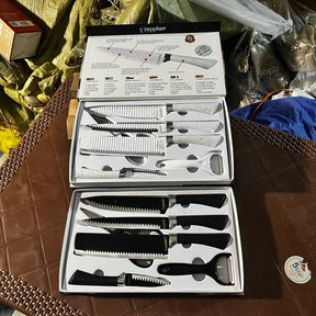 Zepter 6 in 1 Kitchen knives set with peeler & Scissor - Made for Europe - Poland Lot Import