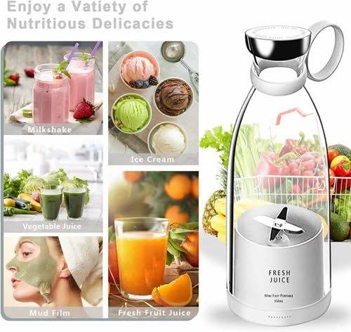 Mini portable rechargeable juicer . Blender Bottle